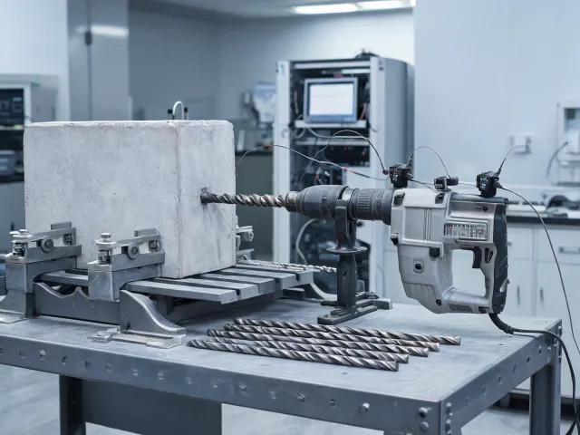 Rotary hammer vibration validation