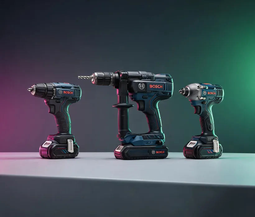 Bosch tool lineup for specification comparison